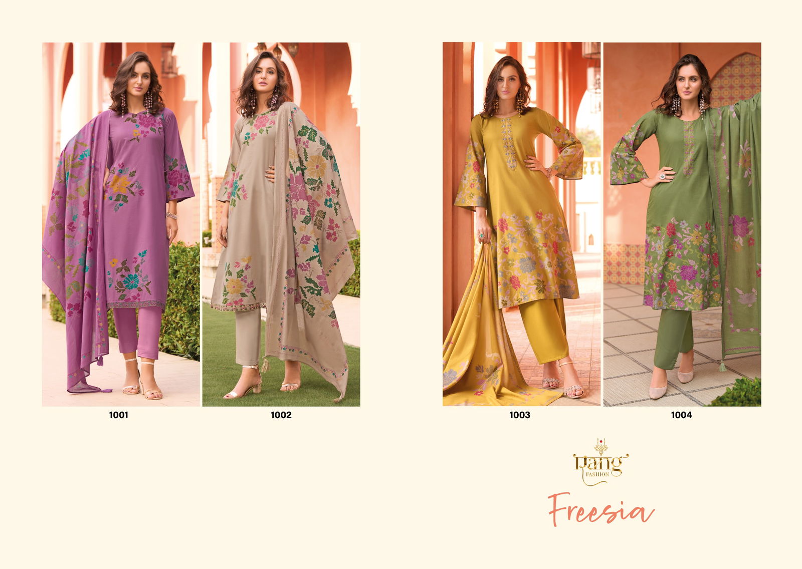 Freesia By Rang Swiss Lawn Cambric Salwar Kameez Wholesalers In Delhi